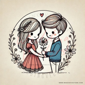 love wedding vectors 6180