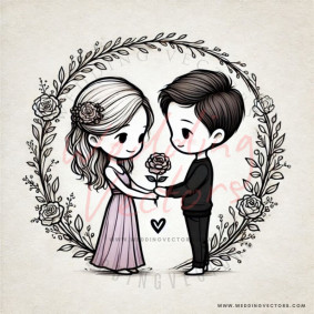 love wedding vectors 6189