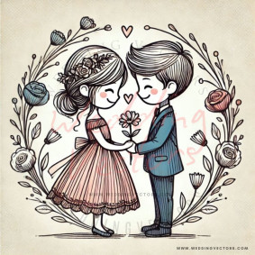 love wedding vectors 6196