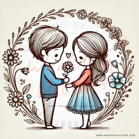 love wedding vectors 6201