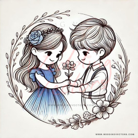love wedding vectors 6206