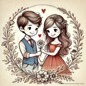 love wedding vectors 6210
