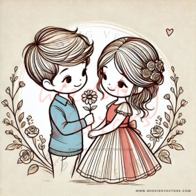 love wedding vectors 6213