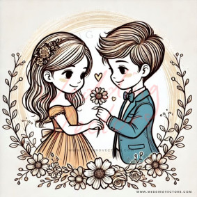 love wedding vectors 6214
