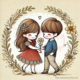 love wedding vectors 6221