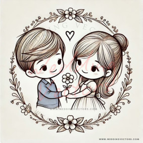 love wedding vectors 6222