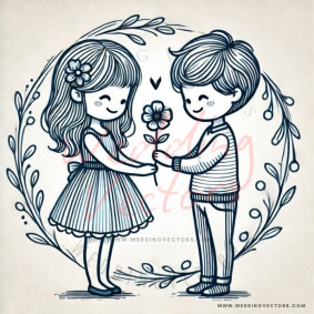 love wedding vectors 6224