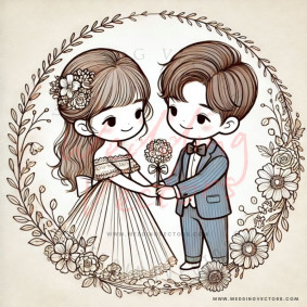 love wedding vectors 6226