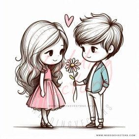 love wedding vectors 6228