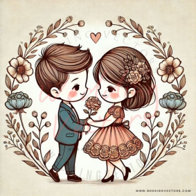 love wedding vectors 6229