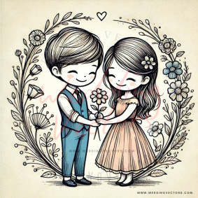 love wedding vectors 6233