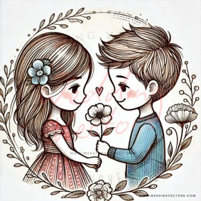 love wedding vectors 6235