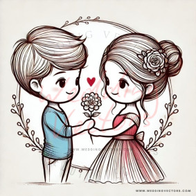 love wedding vectors 6238