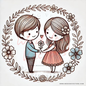 love wedding vectors 6245