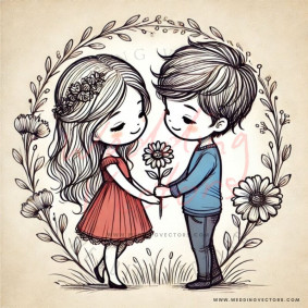 love wedding vectors 6246