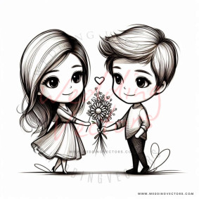 love wedding vectors 6252