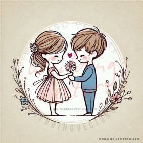 love wedding vectors 6253