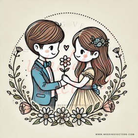 love wedding vectors 6257