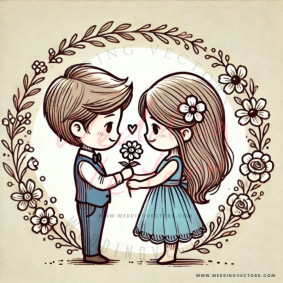 love wedding vectors 6269
