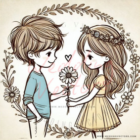 love wedding vectors 6281