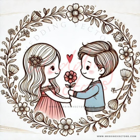 love wedding vectors 6290
