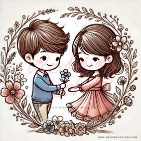 love wedding vectors 6292