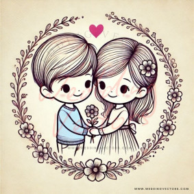 love wedding vectors 6301