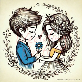 love wedding vectors 6302