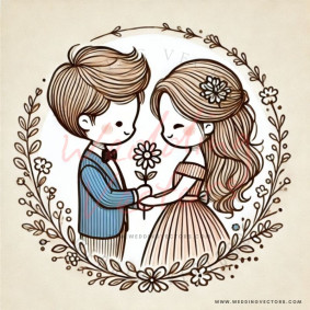 love wedding vectors 6307