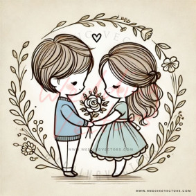 love wedding vectors 6308