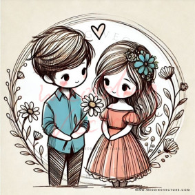 love wedding vectors 6309