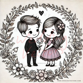 love wedding vectors 6312