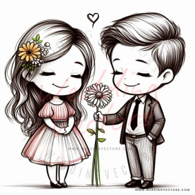 love wedding vectors 6315