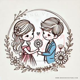 love wedding vectors 6316
