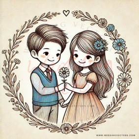 love wedding vectors 6317