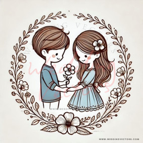love wedding vectors 6318