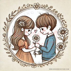 love wedding vectors 6320