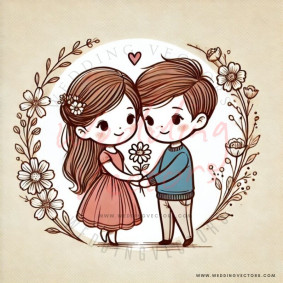 love wedding vectors 6324