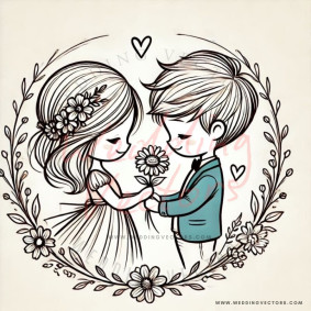 love wedding vectors 6325