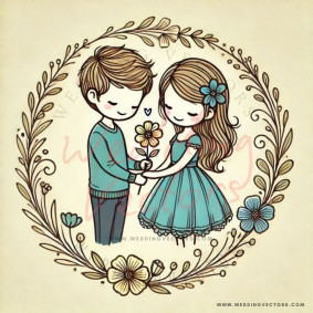 love wedding vectors 6329