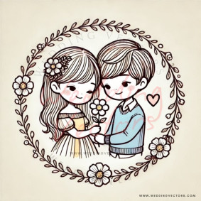 love wedding vectors 6330