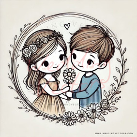 love wedding vectors 6331