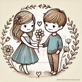 love wedding vectors 6332