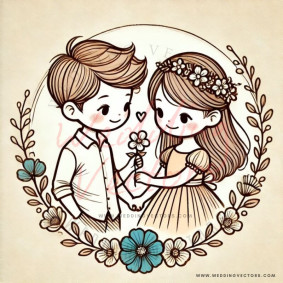 love wedding vectors 6333