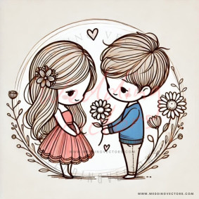 love wedding vectors 6334