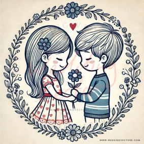 love wedding vectors 6337