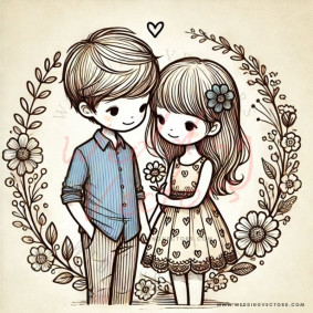 love wedding vectors 6340