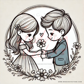love wedding vectors 6341