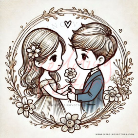 love wedding vectors 6342