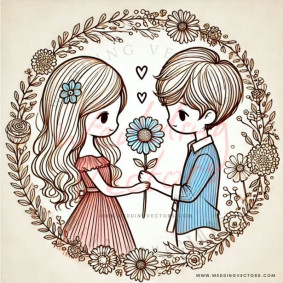 love wedding vectors 6345